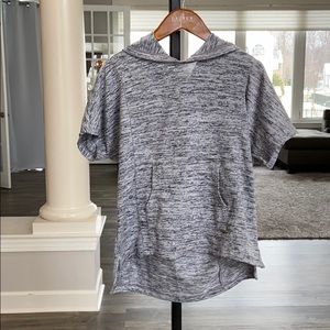 Athleta Girl XL(14) Gray Hooded Top